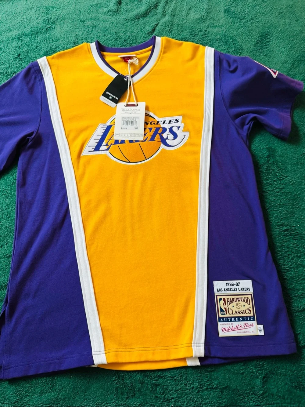 Los Angeles Lakers 50th anniversary logo edition Crewneck T-shirt